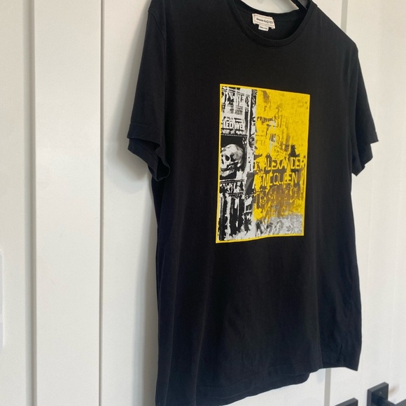 Alexander McQueen Graphic Tee‎ Shirt Men's Size Medium - Picture 3 of 8